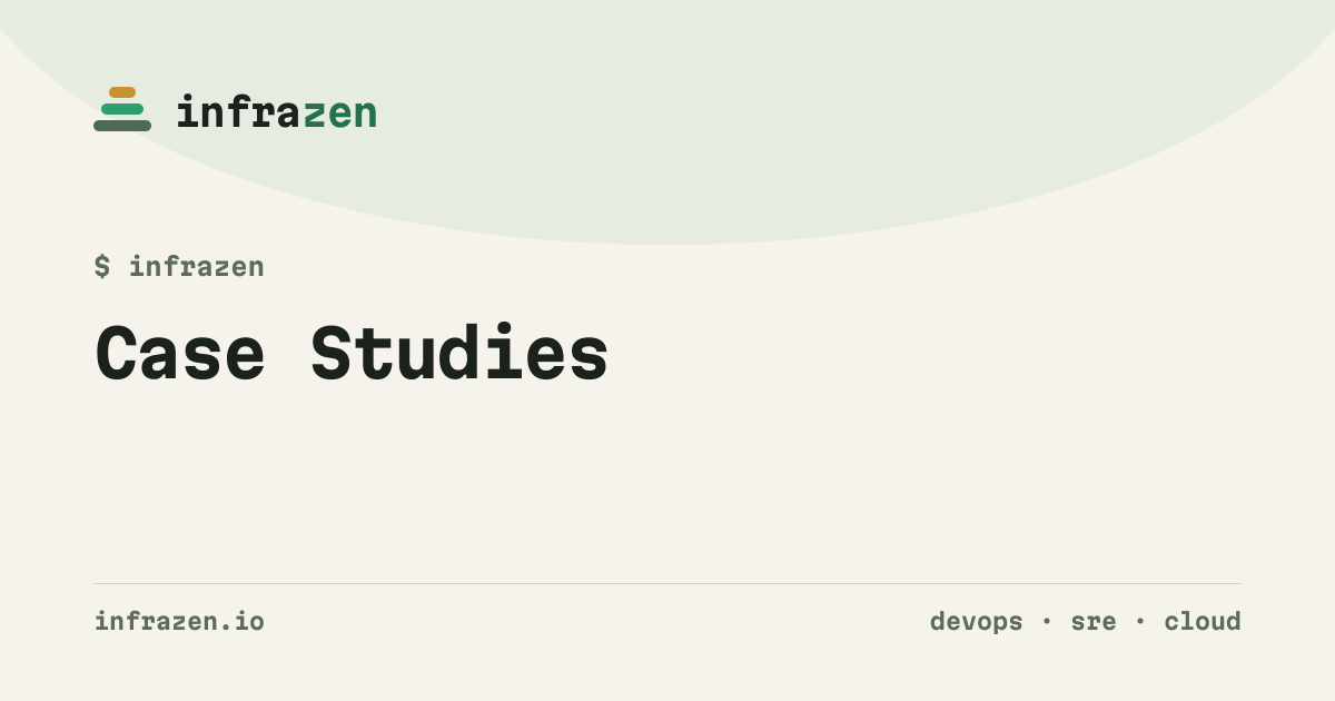 Case Studies | InfraZen Technologies DevOps & SRE Results